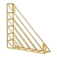 thumbnail image 1 of Estantería de pared triangular flotante para libros, ahorra espacio, decorativa, archivador para discos de vinilo, hogar, aula, oficina., 1 of 9