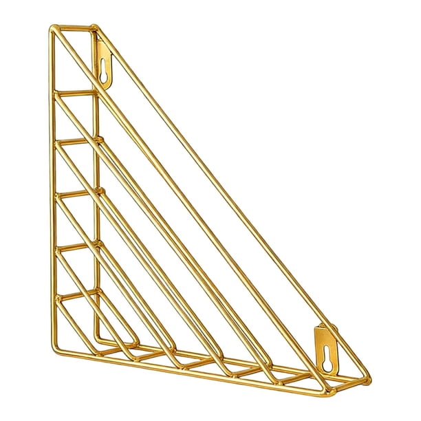 Estantería de pared triangular flotante para libros, ahorra espacio, decorativa, archivador para discos de vinilo, hogar, aula, oficina.