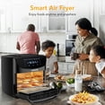 thumbnail image 3 of EastVita 10-in-1 Air Fryer Oven  LED Touch Button No Oil Oven Finish Making Grilled Chicken Pizza Bread Fries 1800W, 3 of 8
