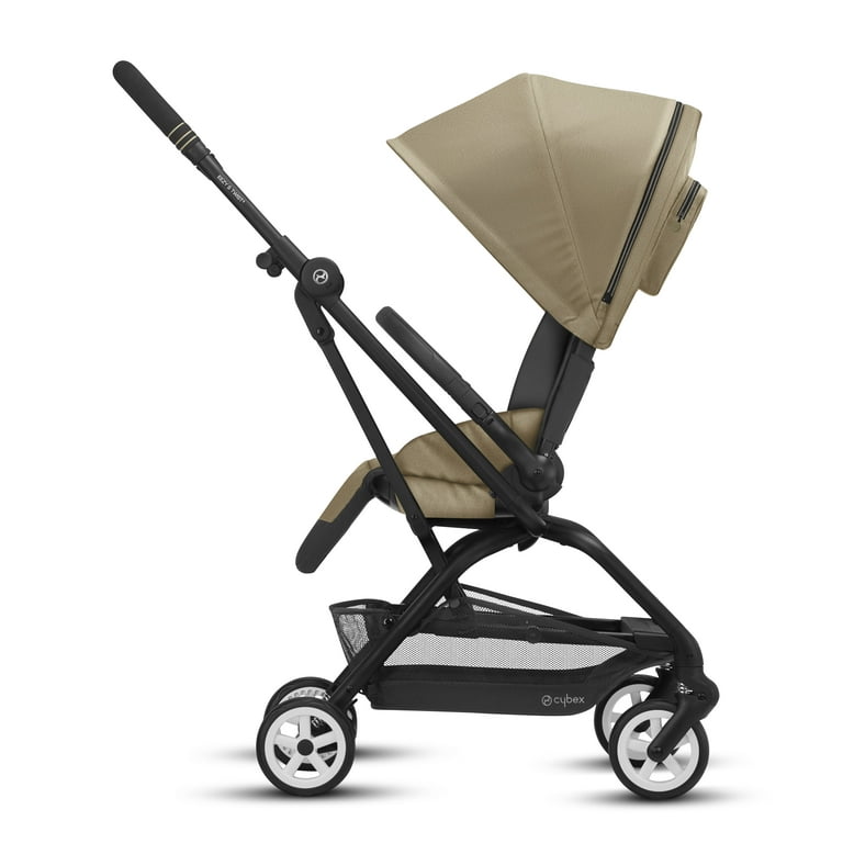 Cybex Gold Eezy S Twist 2 Folding Travel System Baby and Toddler Stroller,  Beige 