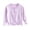 Gsweater394-Light Purple, variant on Little Girls 18 24 Months 2T 3T 4T 5T Peter Pan Collar Knitted Button Front Cardigan Long Sleeve Casual Kids Uniform Jacket,Sizes 11-12 Years