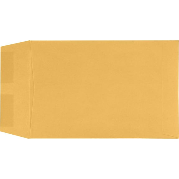 LUXPaper 5 1/2 x 8 1/4 Open End Envelopes, Brown Kraft, 50/Pack