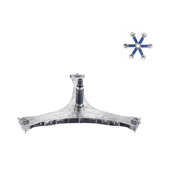QRInnovations Assembly Flange Shaft Compatible with Samsung Washer DC97-17004B ( 6 Screws )