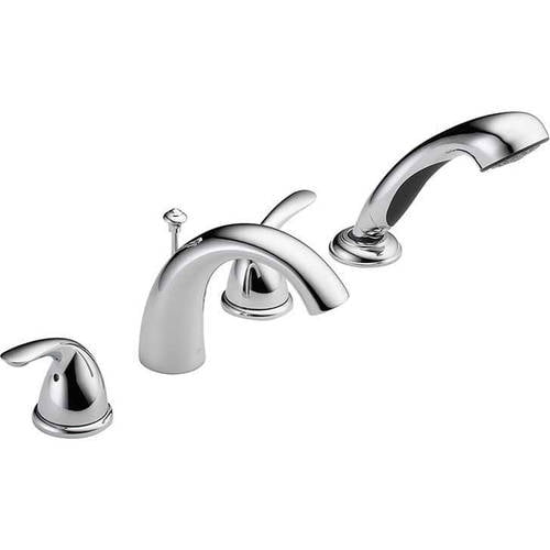 Delta Classic Roman Tub Filler with Hand Shower, Available in Various