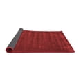 thumbnail image 2 of Ahgly Company Indoor Round Abstract Red Contemporary Area Rugs, 5' Round, 2 of 4