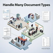 Plustek SmartOffice PS3140U High-Speed Duplex Document Scanner ,40ppm 100 Pages Feeder, Easy Setup and One Touch Scan and Save