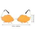 thumbnail image 2 of EeaseMX 1 par de gafas de sol con forma de nube para fiesta, gafas de sol elegantes para mujer, 2 of 7