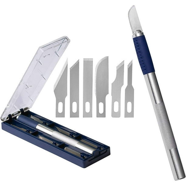 Wa Portman Craft Knife 7 Pc Precision Hobby Knife Set Comes With 6 X Acto Knife