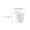 thumbnail image 2 of Shisuyan 2Set Self Watering Planters Plastic Round White Dual Purpose For Plant Growers, 2 of 9