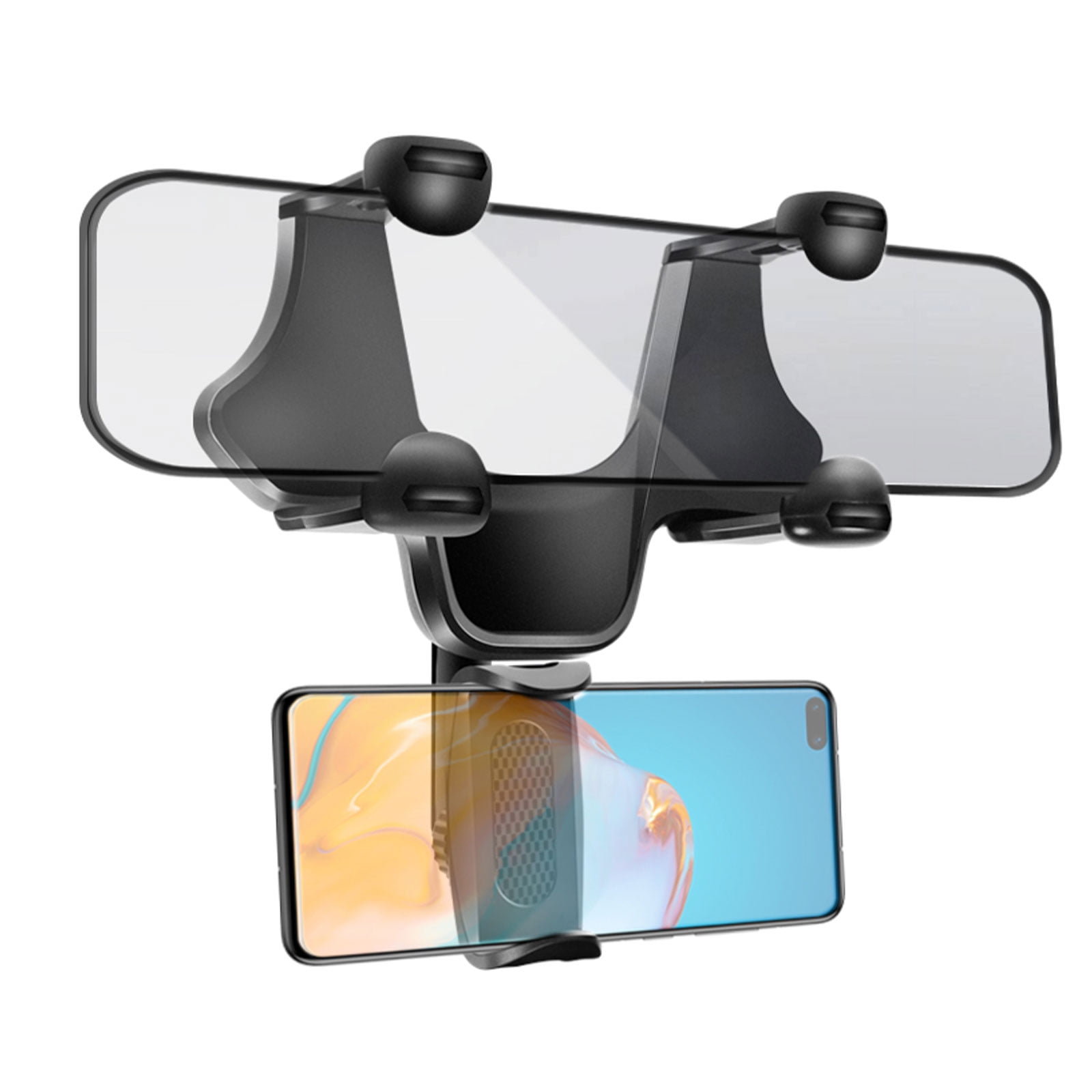 Car Rearview Mirror Mount Phone Holder, TSV Car Phone Mount Phone