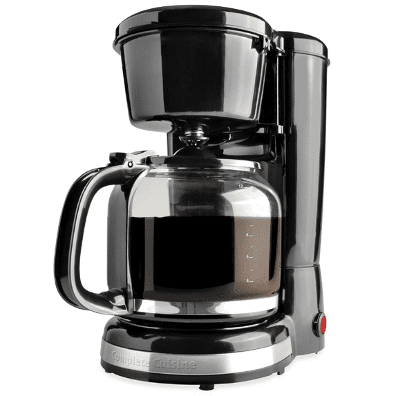 Open Box Complete Cuisine CC-1203-12C 12-Cup Stainless-Steel Coffee Maker