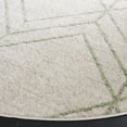thumbnail image 3 of SAFAVIEH Adirondack Caitriona Geometric Squares Area Rug, Ivory/Sage, 8' x 8' Round, 3 of 11