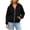 02-Black, variant on Womens Zip Up Hoodies Unisex Long Sleeve Hooded Sweatshirt Jackets with Pockets Fall Winter Warm Clothes