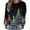 Multicolour, variant on Winter Saving! HVOBTTY Women's Pullover Sweatshir, Women's Christmas Bright Colorful Christmas Tree Round Neck Print Loose Sweatshirt Long Sleeve No-Cap Sweatshirt Top Multicolor, M