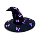 thumbnail image 3 of Sombrero de bruja de Halloween, decoración novedosa gótica, cómodo sombrero de disfraz de bruja para fiesta Mariposa púrpura, 3 of 8