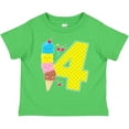thumbnail image 3 of Inktastic Ice Cream Fourth Birthday Blue Boys or Girls Toddler T-Shirt, 3 of 5