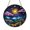 Acrylic 3.5 Inch, variant on Starry Sky with Clouds Stained Glass Style Window Hanging2301