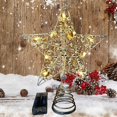 thumbnail image 6 of LED Christmas Tree Star Topper, Beaded Tree Topper Seasonal Decor for Holiday Winter Party, 6 of 8