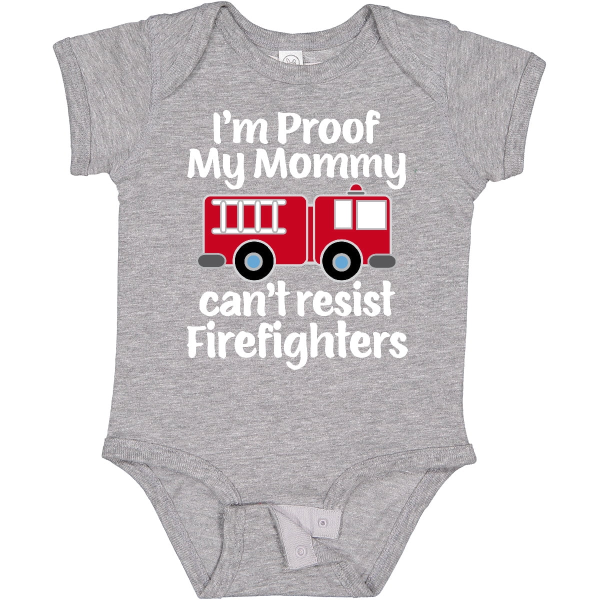 Inktastic Firefighter Daddy Baby Fireman Boys or Girls Baby Bodysuit