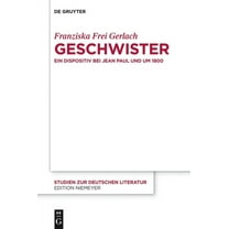 Studien Zur Deutschen Literatur Geschwister, Book 198, (Hardcover)