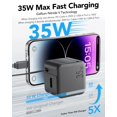 thumbnail image 2 of Cargador de pared retráctil UPONSZ 35W PD Fast Charger iPhone, 2 of 8