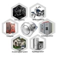 thumbnail image 4 of Momentary Stainless Steel Push Button Switch 19mm Mounting Dia 5A 2 Screw, 4 of 5