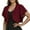 Wine, variant on Uaswgudfs Women Shrug Soft Chiffon Open Front Sheer 3/4 Sleeve Bolero Cardigan for Evening Dress