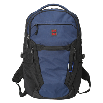 Swiss Tech Unisex Canton Backpack (Blue Black)