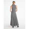 thumbnail image 2 of Scoop Women's and Women's Plus Rib Knit Seamed Maxi Dress, Sizes XS-4X, 2 of 4