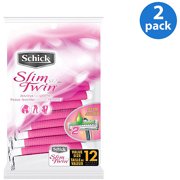 Schick Slim Twin Razor 10 ct (Pack of 2)