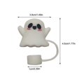 thumbnail image 4 of Halloween Silicone Straw Cap Silicone Straw Cap For 10mm Calibre Straws For Cup Drinking Dust Cap Straw Tips Cover Accessory, 4 of 4