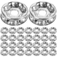 thumbnail image 1 of MasteelfCA 200 Pcs 8MM Random Color Round Glass Beads Strands Imitation Beads for Jewelry Necklace Craft Making (Random Color), 1 of 8