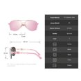 thumbnail image 2 of Gafas de sol de aviador clásicas para mujeres y hombres, lentes espejadas, marco de metal vintage, gafas de sol de moda, 2 of 3