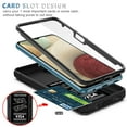 thumbnail image 5 of Dteck Samsung Galaxy A12 Case, Slide Camera Lens Protector Cover Magnetic Ring Holder Kickstand Rugged Shockproof Case for Samsung Galaxy A12,Black, 5 of 11
