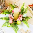 thumbnail image 1 of Fwttom Décorations Couronne de Pâques, de Pâques avec Design d'Œuf Coloré, Couronnes de Printemps pour Porte d'Entrée, Patio et Porche, Multicolore, 1 of 6