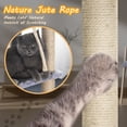 thumbnail image 3 of WK 36.22" Cat Tree Cat Tower with Soft Perch Cat Condo and Jute Scratching Post,Grey, 3 of 7
