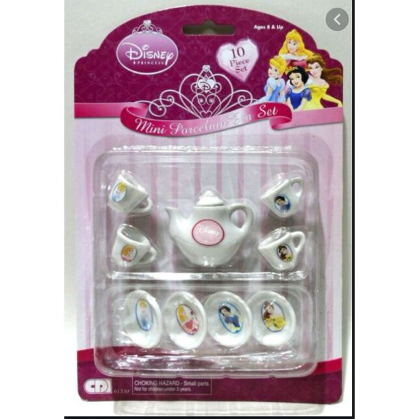 Disney Princesses 10pcs mini porcelain tea set