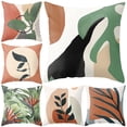 thumbnail image 6 of Dsseng Leaf Pattern Printing Square Pillow Case Home Bed Sofa Supplies Cushion Cover, 6 of 12