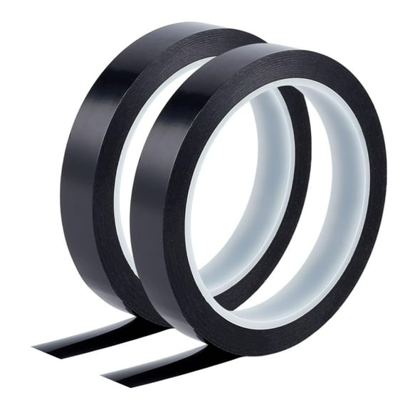 2 Rolls Light Dimming Tape 10.6 Inch x 164 FT Light Blocking Tape DIY Light Blocking Stickers Black Masking Adhesive Tape Covers for LED Light Electronics Dim Digital Displays