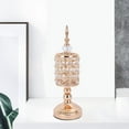thumbnail image 2 of Candelero de cristal Sunnimix Candelero romántico de lujo 35 cm, 2 of 7