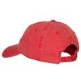 thumbnail image 3 of World Greatest Grandpa Embroidered Washed Cotton Twill Cap - Red OSFM, 3 of 5