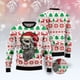 thumbnail image 3 of Suéter feo de punto divertido de Navidad de algodón con diseño de Papá Noel para mascotas, suéter informal vintage de invierno estilo Harajuku, jersey retro de manga larga con estampado 3D, 3 of 4
