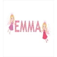 thumbnail image 3 of Emma Twin Size Duvet Cover Set, Cute Fairy Princesses Holding a Popular Widespread Girl Name with Polka Dots Pattern, Decorative 2 Piece Bedding Set with 1 Pillow Sham, Multicolor, by Ambesonne, 3 of 3