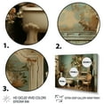 thumbnail image 3 of Designart "Bathroom Toilet Vintage beauty III" Bath & Laundry Floater Framed Wall Art Living Room, 3 of 7