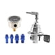 thumbnail image 1 of Regulador de presión de combustible Sidaley universal con kit de aceite PSI aluminio ajustable 1:1, 1 of 6