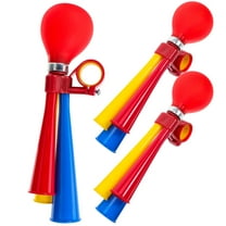HOMEMAXS 3Pcs Bicycles Handlebar Horns Reusable Bugle Horns Retro Bike Horns Bicycles Accessories
