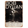 thumbnail image 1 of Placa Metal Vintage Bob Dylan Pintura Hierro Rectangular Artística Pared (20x30 Cm), 1 of 9