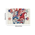 thumbnail image 3 of Rirozkan Placemats Set of 4, Linen Table Mats, 17.7x11.8 Inch, Washable Heat Resistant, Patriotic Red White Blue Stars for July 4th Independence Day, 3 of 6
