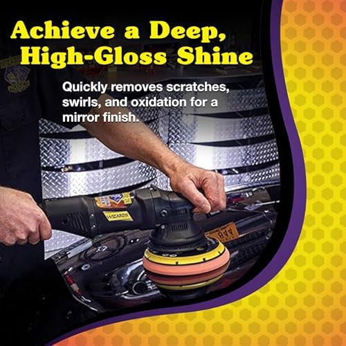 Wizards 9-Piece Car Buffer & Polisher Kit – 21mm HD Dual Action Orbital Polisher with Pads, Compounds & Scratch Remover – Professional Car Detailing Kit