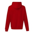 thumbnail image 3 of Dwelliawo Zip Up Hoodie Men Drawstring Fleece Hoodie Full Zipper Casual Hooded Sweatshirts Oversized Long Sleeve Jackets Red Pullover Hoodies with Pockets XL, 3 of 3